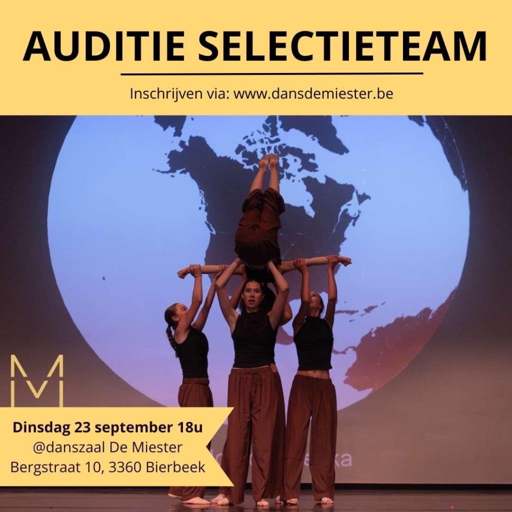 Affiche audities selectieteam